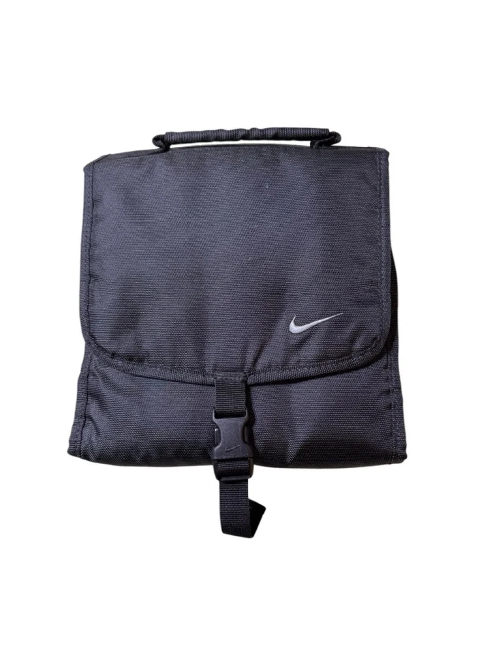 Vintage Nike Black Foldable Toilety Cosmetic Travel Bag